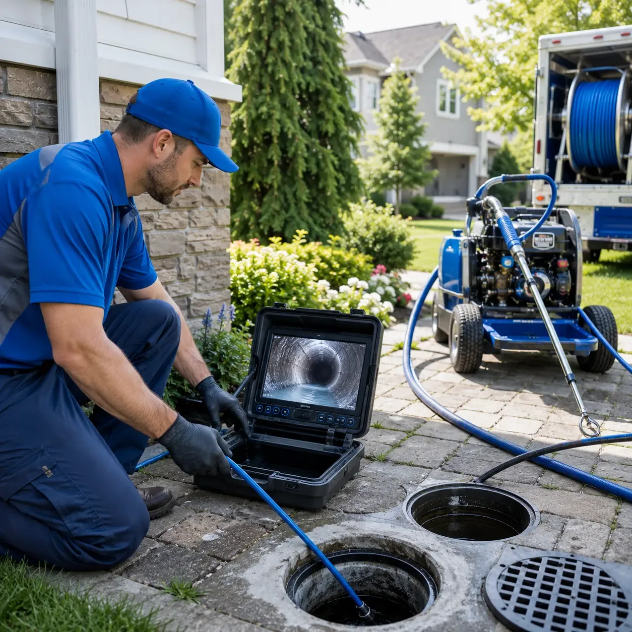 Outdoor drain cleaning professionals serving Ozawkie, KS